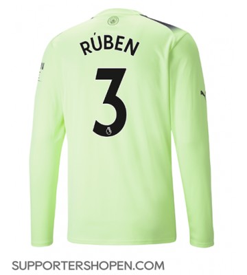 Manchester City Ruben Dias #3 Tredje Matchtröja 2022-23 Långärmad